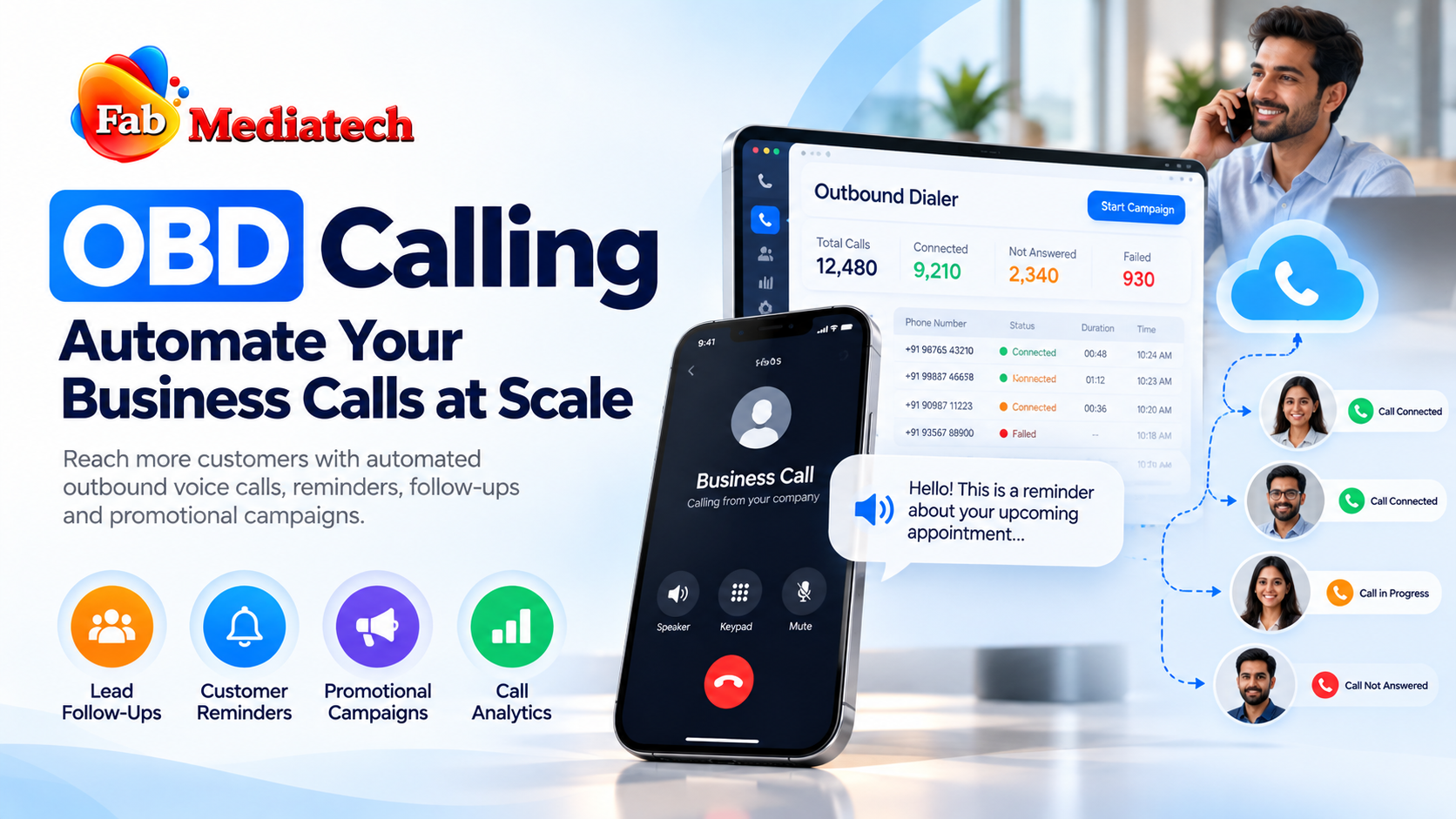 What Is OBD Calling? How Outbound Dialer Solutions Help Businesses Automate Customer Calls
